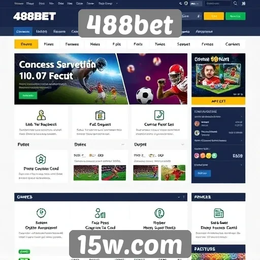 Analise das funcionalidades do site 488bet