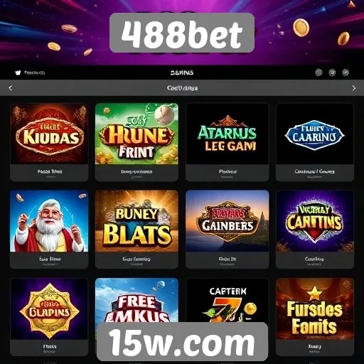 Exploração das opções de jogos disponíveis no 488bet